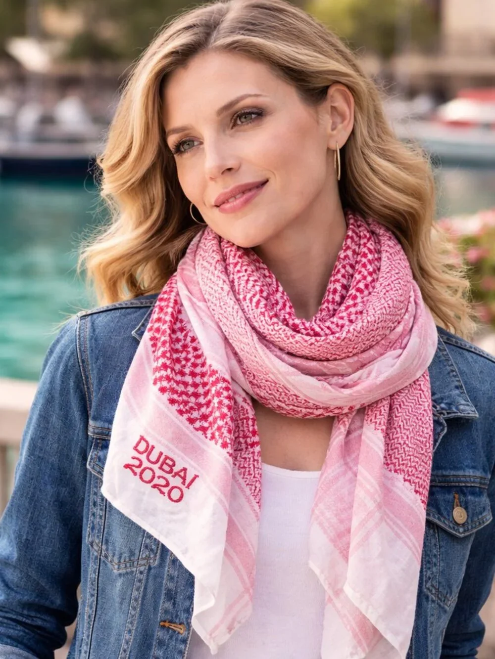 Limited Edition Dubai 2020 Scarf – Keffiyeh / Shemagh / Headwrap